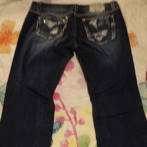 Miss Me Dark Blue Jeans